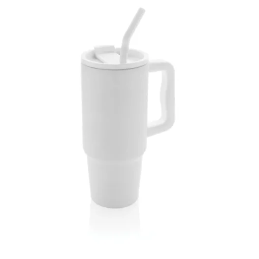 Gift Campaign Tazza termica in acciaio inossidabile riciclato con cannuccia 900ml> Borracce Termiche|Borracce Di Metallo