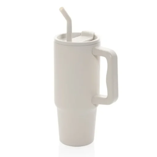 Gift Campaign Tazza termica in acciaio inossidabile riciclato con cannuccia 900ml> Borracce Termiche|Borracce Di Metallo