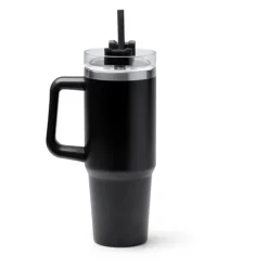 Gift Campaign Tazza termica in acciaio inox riciclato con cannuccia 870ml> Borracce Termiche