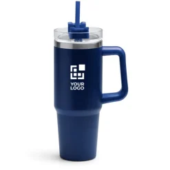 Gift Campaign Tazza termica in acciaio inox riciclato con cannuccia 870ml></noscript> Borracce Termiche