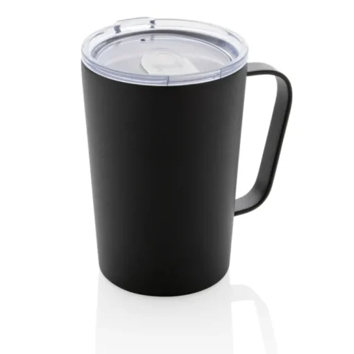 Gift Campaign Tazza termica in acciaio riciclato con manico 420ml Premium Recycled> Gadget Per L'Ufficio|Bicchieri Termici Personalizzati