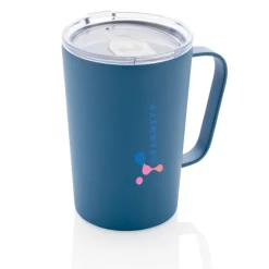 Gift Campaign Tazza termica in acciaio riciclato con manico 420ml Premium Recycled></noscript> Gadget Per L'Ufficio|Bicchieri Termici Personalizzati