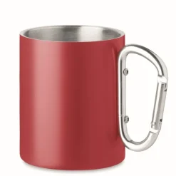 Gift Campaign Tazze di metallo personalizzate con moschettone 300ml Metal Colors> Tazze Mug