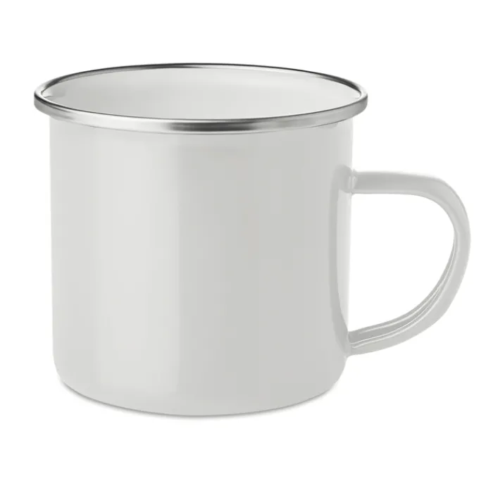 Gift Campaign Tazze di metallo personalizzate con bordo lucido 350ml Classic> Tazze Mug