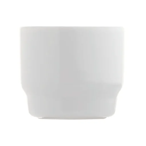 Gift Campaign Tazze di porcellana bianca impilabili prodotta in Europa da 180ml> Tazze Mug