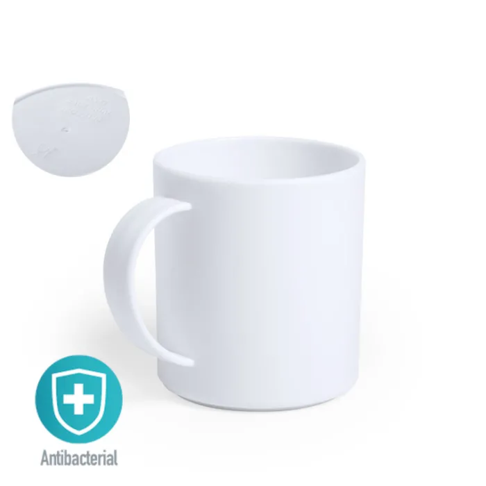 Gift Campaign Tazze personalizzate antibatteriche bianche ISO 350ml Antibacterial> Gadget Per Medici E Infermieri|Tazze Mug