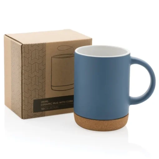 Gift Campaign Tazze personalizzate ceramica base in sughero opaca 280ml Cork Base> Tazze Mug