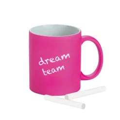 Gift Campaign Tazze personalizzate economiche in ceramica colori neon effetto lavagna 350ml Neon> Tazze Mug