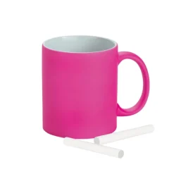 Gift Campaign Tazze personalizzate economiche in ceramica colori neon effetto lavagna 350ml Neon> Tazze Mug