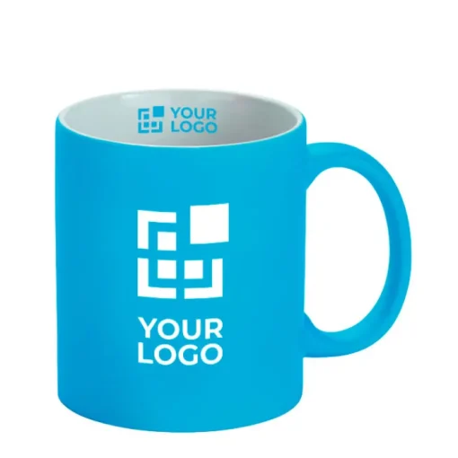 Gift Campaign Tazze personalizzate economiche in ceramica colori neon effetto lavagna 350ml Neon> Tazze Mug