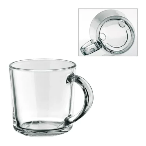 Gift Campaign Tazze personalizzate in cristallo con smile sul fondo 230ml Cristal> Tazzine Da Caffè E Tazze Tè