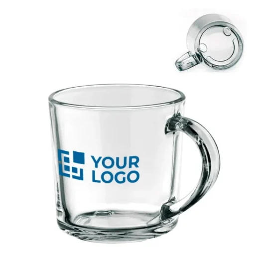 Gift Campaign Tazze personalizzate in cristallo con smile sul fondo 230ml Cristal> Tazzine Da Caffè E Tazze Tè