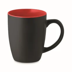 Gift Campaign Tazze promozionali in ceramica nera interno colorato 290ml Duo Black> Tazze Mug