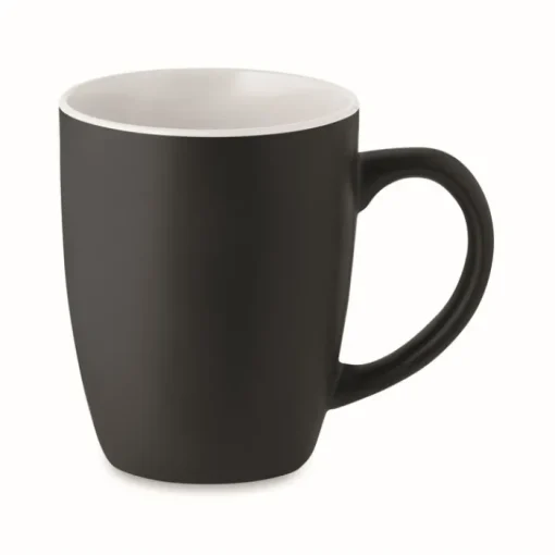 Gift Campaign Tazze promozionali in ceramica nera interno colorato 290ml Duo Black> Tazze Mug