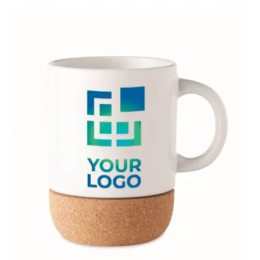 Gift Campaign Tazze sublimatiche in ceramica base in sughero 300ml Sublim Cork> Tazze Per Sublimazione Con Foto
