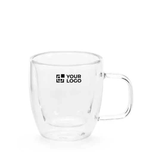 Gift Campaign Tazzina da caffè in vetro borosilicato a doppia parete da 50 ml> Tazzine Da Caffè E Tazze Tè