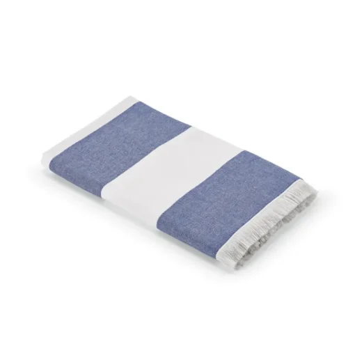 Gift Campaign Telo da spiaggia 80 x 160 cm a righe in cotone riciclato 350 g/m2> Teli Mare|Asciugamani Personalizzati