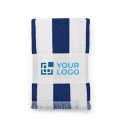 Gift Campaign Telo da spiaggia 80 x 180 cm a righe in cotone riciclato 450 g/m2></noscript> Teli Mare|Asciugamani Personalizzati