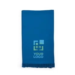 Gift Campaign Telo da spiaggia 80 x 180 cm in cotone riciclato 250 g/m2 con frange></noscript> Teli Mare|Asciugamani Personalizzati