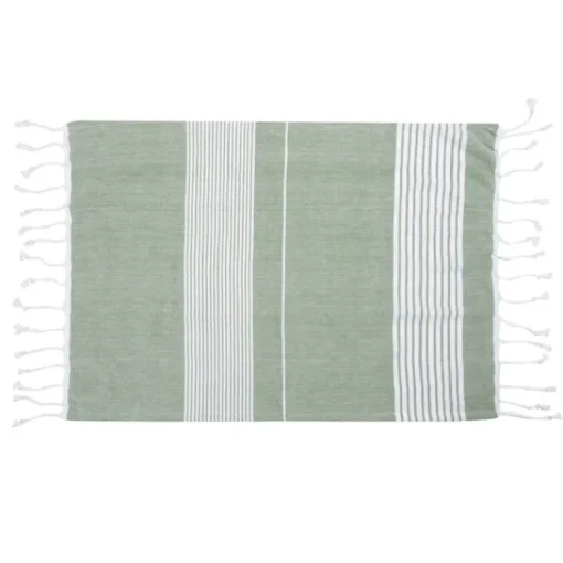Gift Campaign Telo di cotone organico 175g/m2 tipo Hammam con motivo a righe 50x70cm> Teli Mare|Asciugamani Personalizzati