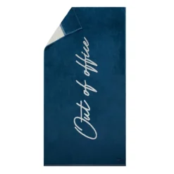 Gift Campaign Telo mare con logo con tasca per lettino 160x80cm Out of Office> Teli Mare|Asciugamani Personalizzati