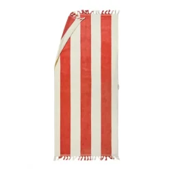 Gift Campaign Telo mare elegante a righe cotone biologico 450 gr/m2 80x180cm Seaside> Teli Mare|Asciugamani Personalizzati
