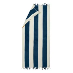 Gift Campaign Telo mare elegante a righe cotone biologico 450 gr/m2 80x180cm Seaside> Teli Mare|Asciugamani Personalizzati
