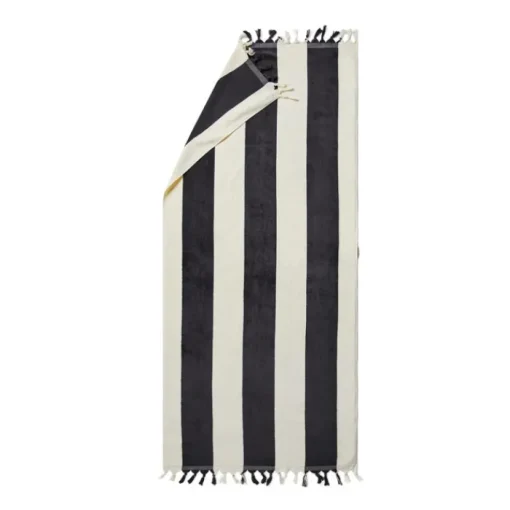 Gift Campaign Telo mare elegante a righe cotone biologico 450 gr/m2 80x180cm Seaside> Teli Mare|Asciugamani Personalizzati