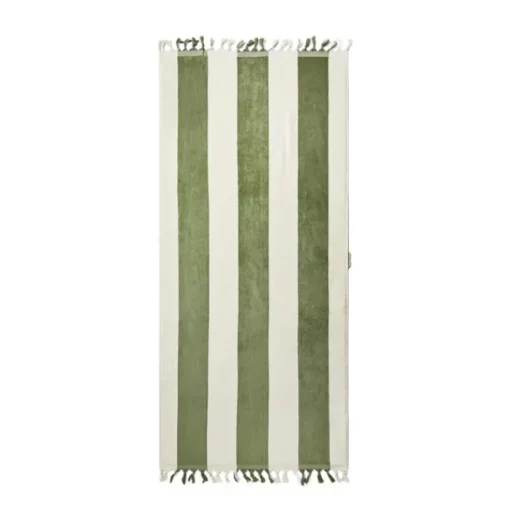 Gift Campaign Telo mare elegante a righe cotone biologico 450 gr/m2 80x180cm Seaside> Teli Mare|Asciugamani Personalizzati