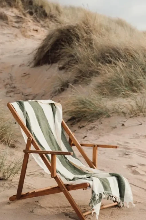 Gift Campaign Telo mare elegante a righe cotone biologico 450 gr/m2 80x180cm Seaside> Teli Mare|Asciugamani Personalizzati