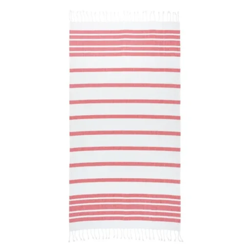 Gift Campaign Telo mare in cotone e poliestere a righe con frange 180 g/m2> Teli Mare|Asciugamani Personalizzati