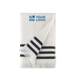 Gift Campaign Telo mare realizzato con cotone Fairtrade da 300 g/m2 e frange></noscript> Teli Mare|Asciugamani Personalizzati