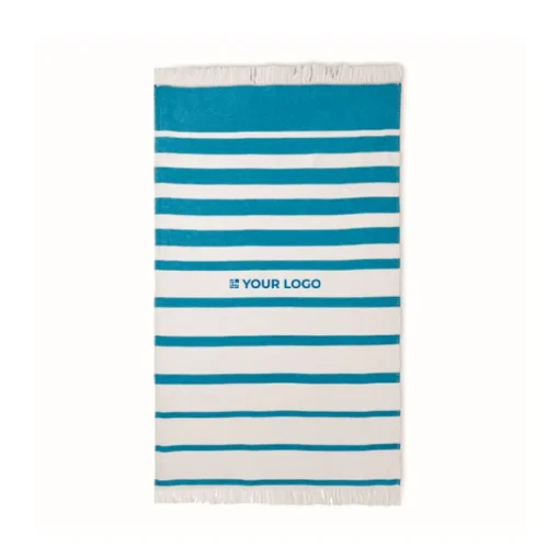 Gift Campaign Telo mare SEAQUAL® in cotone e poliestere riciclato 300 g/m2 100x170cm> Teli Mare|Asciugamani Personalizzati