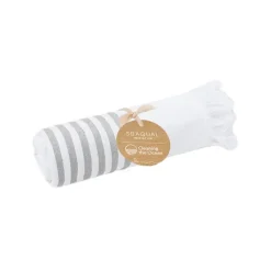 Gift Campaign Telo mare SEAQUAL in cotone e poliestere riciclato 300 g/m2 100x170 cm> Teli Mare|Asciugamani Personalizzati