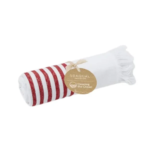 Gift Campaign Telo mare SEAQUAL in cotone e poliestere riciclato 300 g/m2 100x170 cm> Teli Mare|Asciugamani Personalizzati