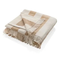 Gift Campaign Telo spiaggia pubblicitario a righe riciclato 180x100cm EcoComfort XL><noscript><img width=