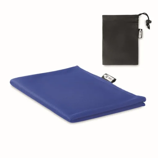 Gift Campaign Telo sport pubblicitario leggero in sacchetto a rete Fitness RPET> Gadget Palestra|Asciugamani Sportivi