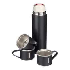 Gift Campaign Termos a doppia parete in acciaio inox da 420ml con 2 tazze da 150ml></noscript> Thermos Personalizzati