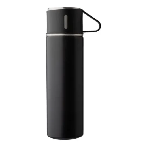 Gift Campaign Termos a doppia parete in acciaio inox da 420ml con 2 tazze da 150ml> Thermos Personalizzati