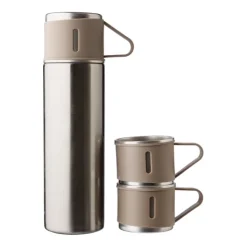 Gift Campaign Termos a doppia parete in acciaio inox da 420ml con 2 tazze da 150ml></noscript> Thermos Personalizzati