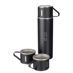 Gift Campaign Termos a doppia parete in acciaio inox da 420ml con 2 tazze da 150ml></noscript> Thermos Personalizzati