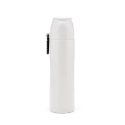 Gift Campaign Termos in acciaio inossidabile riciclato con due tazze 1l> Thermos Personalizzati
