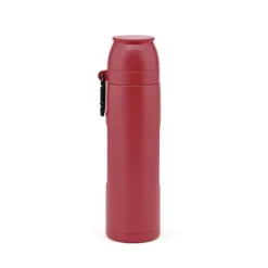 Gift Campaign Termos in acciaio inossidabile riciclato con due tazze 1l></noscript> Thermos Personalizzati