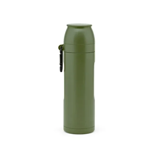 Gift Campaign Termos in acciaio inossidabile riciclato con due tazze 750 ml> Thermos Personalizzati