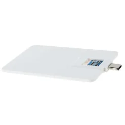 Gift Campaign Tessera USB 3.0personalizzata con un connettore USB ed uno di tipo C> Tessere Usb Personalizzate