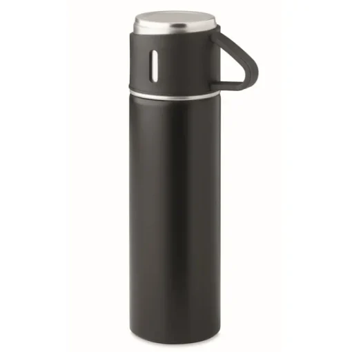 Gift Campaign Thermos a chiusura ermetica da 420ml in acciaio con tazza da 150ml> Thermos Personalizzati