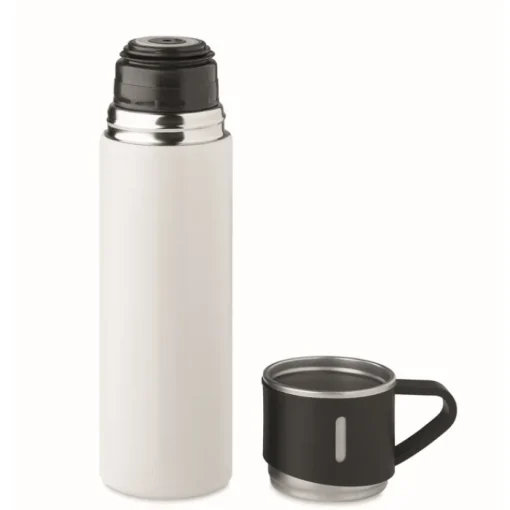 Gift Campaign Thermos a chiusura ermetica da 420ml in acciaio con tazza da 150ml> Thermos Personalizzati