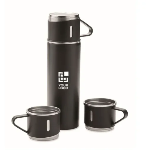 Gift Campaign Thermos da 420ml in acciaio inossidabile 420ml con 3 tazze da 150ml> Thermos Personalizzati