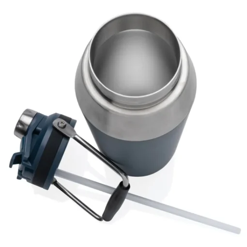 Gift Campaign Thermos in acciaio con cannuccia a forma di borraccia 1l Slender> Thermos Personalizzati