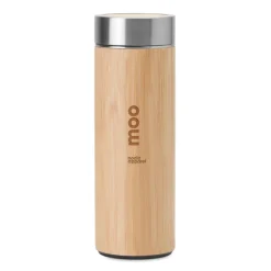 Gift Campaign Thermos in acciaio con rivestimento in bambú ed infusore 400ml TeaBoo></noscript> Gadget Ecologici|Thermos Personalizzati